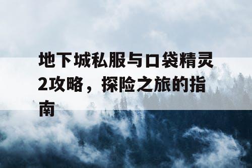 地下城私服与口袋精灵2攻略，探险之旅的指南