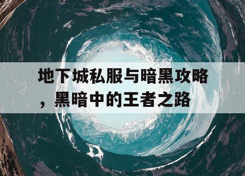 地下城私服与暗黑攻略，黑暗中的王者之路